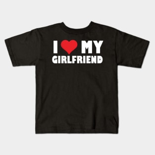I love my girlfriend many times Kids T-Shirt